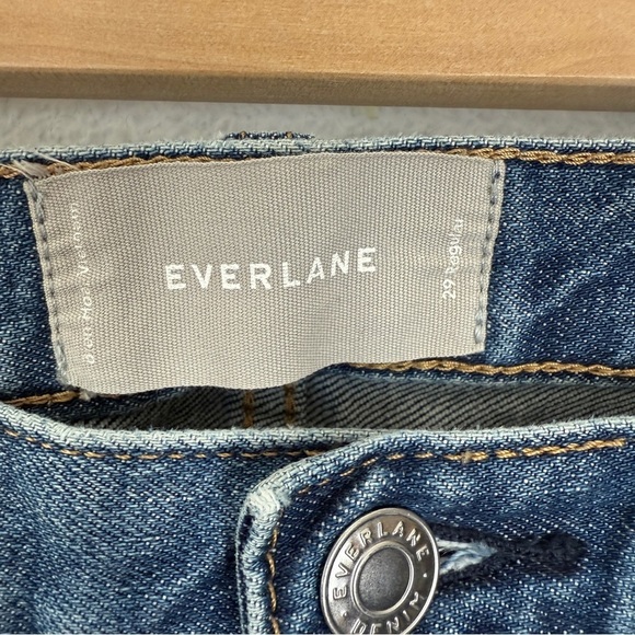 Everlane Mid Rise Straight Leg Jean Denim 29 - Picture 3 of 6